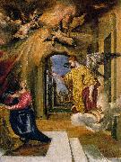 GRECO, El The Annunciation sdgm oil painting artist